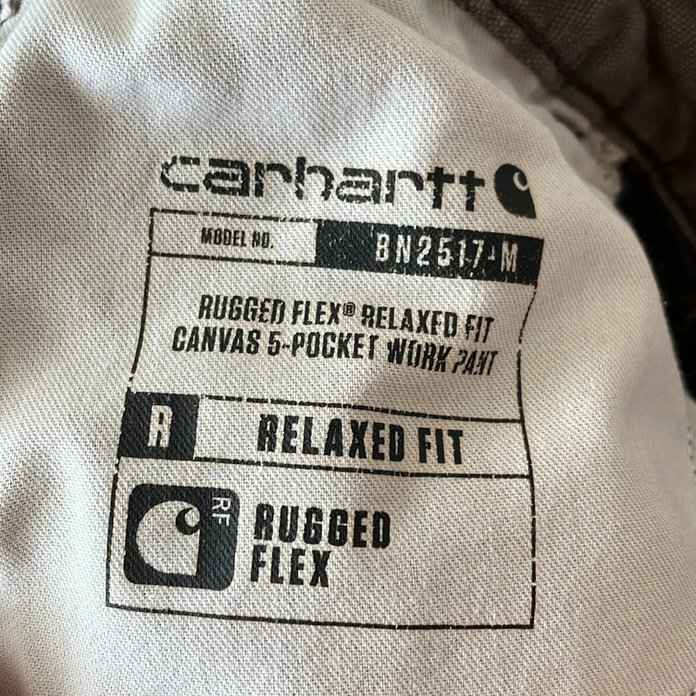 Thrashed Carhartt Relaxed Straight Rigby Work Pant Mens 36x36 Rugged Streetwear